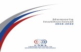 Memoria Institucional - CNDA Memoria.pdf · 2019-04-11 · valiosas lecciones sobre cómo navegar bajo una fuerte borrasca y con la perspectiva más clara sobre cuál es el mejor