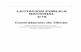 MODELO DE DOCUMENTOS DE LICITACIÓN...Índice general Índice de clausulas 6 Sección I Instrucciones a los Licitantes (IAL) 7 A. Disposiciones Generales 7 B. Los Documentos de Licitación