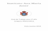 Instituto Ana María Janer Ana Maria... · 2019-06-08 · Se aproxima el inicio de una nueva y maravillosa etapa, y que mejor que iniciarla con toda la actitud. Por eso les proponemos