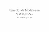 Ejemplos de Modelos en Matlab y NS-2jpadilla.docentes.upbbga.edu.co/Simulacion/11... · Ejemplos de Modelos en Matlab y NS-2 Jhon Jairo Padilla Aguilar, PhD. Ejemplo: Simulación