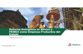 Reforma Energética en México y PEMEX como Empresa ... Archivos/20… · PEMEX Petróleos Mexicanos, sus Organismos Subsidiarios y sus Compañías Subsidiarias (PEMEX) conforman