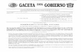 GACETA DEL GOBIERNO - Estado de Méxicolegislacion.edomex.gob.mx/sites/legislacion.edomex.gob... · 2017-03-01 · - Que el Instituto Nacional de Antropología e Historia mediante