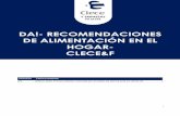DA!- RECOMENDACIONES DE ALIMENTACIÓN EN EL HOGAR- …ceipciudaddelosninos.centros.educa.jcyl.es/sitio/upload/DA... · DA!-RECOMENDACIONES DE ALIMENTACIÓN EN EL HOGAR - CLECE&F 1.