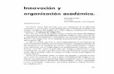 Innovacion y organizacion academica.memoria.cch.unam.mx/tmp/pdfarticulo/253/CC_13-14_07... · 2017-07-19 · Innovacion y organizacion academica. INTRODUCCION Para subir al cielo