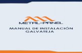 Manual Galvateja curvas · 2019-09-19 · El sistema de Ternium Galvateja permite una ventilación natural de la cubierta, para ello es indispensable utilizar los accesorios autorizados