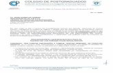 COLEGIO DE POSTGRADUADOS - Inicio COLPOS · 2019-07-23 · ’ Las facturas por consumo de alimentos podrán tramitarse mediante una Solicitud de Reposición de Fondos Fijos (siempre