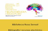 Biblioteca Rosa Sensat · 2019-03-21 · Bueno i Torrens, David. Cerebroflexia. El arte de construir el cerebro.Barcelona: Plataforma, 2016 Bueno i Torrens, David. Neurociència per