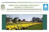 GERENCIA DE PLANEAMIENTO PRESUPUESTO Y DESARROLLO …msi.gob.pe/portal/wp-content/uploads/2019/02/PPT... · 2019-03-28 · Seguimiento, Control y Vigilancia de los Resultados. PRESUPUESTO