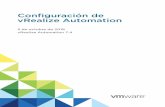 docs.vmware.com · 2018-10-29 · Contenido Configurar vRealize Automation 6 Información actualizada 7 1 Preparaciones externas para el aprovisionamiento de blueprint 8 Preparar