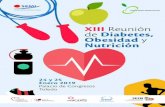 CARTA PRESENTACIÓN · CARTA PRESENTACIÓN Queridos colegas: Un año mas nos complace presentaros el programa de la XIII Reunión del Grupo de Diabetes, Obesidad y Nutrición en Toledo