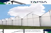 Fabricación, instalación y mantenimiento de …TAPSA Tecnología Agrícola Productiva S.A. de C.V. es una empresa mexicana especializada en la fabricación de invernaderos, que brinda