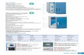 Estufas y Hornossglab.net/wp-content/uploads/2019/07/catalogue... · con circulaciÓn por aire forzado. para ensayos bacteriolÓgicos, procesos de secado y esterilizaciÓn. regulaciÓn