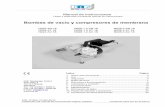 Bombas de vacío y compresores de membrana · 2019-04-17 · Bombas de membrana N 022/026.18 Seguridad Traducción del manual de instrucciones original, español, KNF 121224-121393