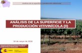 ANÁLISIS DE LA SUPERFICIE Y LA PRODUCCIÓN ......Análisis de la superficie y producción vitivinícola • Hasta los años 60 y 70 el viñedo era mayoritariamente ecológico porque