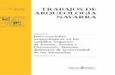 TRABAJOS DE ARQUEOLOGÍA NAVARRA · 2019-05-14 · Trabajos de Arqueología Navarra (TAN), 30, 2018, 93-150 93 ISSN: 0211-5174 ISSN-e: 2530-5816 Intervenciones arqueológicas en los