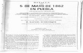 DEL I.. 5 DE MAYO DE 1862 I EN PUEBLA...[t, I.. I BATALLA DEL 5 DE MAYO DE 1862 EN PUEBLA TELEGRAMAS OFICIALES RELATIVOS A LA MENCIONADA BATALLA, DIRIGIDOS A LA ECRETARIA DE GUERRA