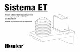 Sistema ET - Hunter IndustriesSistema ET Módulo y Sensor de Evapotranspiration para los programadores Hunter con SmartPort® Manual de usuario e instrucciones de programación