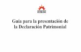 Guía para la presentación de la Declaración Patrimonialdeclaranet.guanajuatocapital.gob.mx/media/Guia_Presentacion.pdf · Inicial Modificación Conclusión. A continuación seleccione