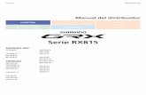 Serie RX815 - Shimano · Cumpla con las siguientes instrucciones en todo momento para evitar lesiones corporales y daños en los equipos y las zonas circundantes. Las instrucciones
