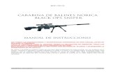 CARABINA DE BALINES NORICA BLACK OPS SNIPERdocs.a-alvarez.com/carabina-CB139.pdf · – Tras completar la sesión de tiro, coloque el seguro en la posición SAFE. – Cuando no use