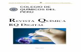 COLEGIO DE QUÍMICOS DEL PERÚ · gas” del Ms Quím. Claver Guerra y se muestra una relación de profesionales Químicos nuevos colegiados durante el año 2017 a la fecha que Juramentarán