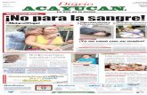 Veracruz llora… ¡No para la sangre! - Diario de Acayucan · 2015-08-13 · fluencias del suegro, Domingo Muguira. Por tanto, el fuero ha alcanzado vida institucional en el duartismo.