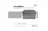 manual de uso y cuidado - MABE Venezuela … · manual de uso y cuidado estufas de piso ... 2.8 Instalación de parrillas en el horno. Las parrillas del horno están diseñadas con