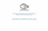 Actividades de INFOPESCA en 2011 y 2012 · Actividades de INFOPESCA en 2011 y 2012 . INFOPESCA . informaciones . Desarrollo de ideas y conceptos . Puesta en práctica de ideas y conceptos