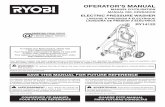 OPERATOR’S MANUAL - Vlazoo 1700.pdf · Su lavadora a presión ha sido diseñada y fabricada de conformidad con las estrictas normas para brindar fiabilidad, facilidad de uso y seguridad
