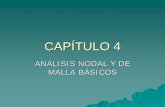 CAPÍTULO 4 - Universidad Autónoma de San Luis Potosígalia.fc.uaslp.mx/~icampos/Web Circuitos Electricos I... · 2012-02-25 · 4.4. Utilice el análisis nodal para determinar v