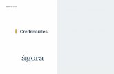 Credenciales - AGORA · – Adquisición del control de Almacenes Éxito por US$ 320 millones ... Retail Instituciones Financieras Experiencia Sectorial. 2 2. Experiencia en infraestructura