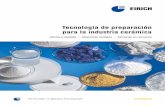 Tecnología de preparación para la industria cerámica...Flujograma detallado Moldeo EVACTHERM ® 12 Preparación de masas plásticas Para la deformación plástica, las masas cerámi-cas