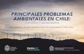 PRINCIPALES PROBLEMAS AMBIENTALES EN CHILE · 2017-06-02 · OBJETIVO •Identificar y analizar los principales problemas ambientales existentes en Chile, para reconocer las principales