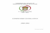 COMPENDIO LEGISLATIVO 2000-2004 - H. …LIX LEGISLATURA 2000-2004 3 Ley No. 24 Para la Transferencia de Funciones y Servicios Públicos del Estado a los Municipios. Gaceta Legislativa
