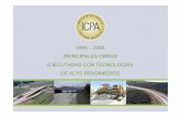 1996 – 2005 PRINCIPALES OBRAS EJECUTADAS CON …dbase.icpa.org.ar/files/fichas_tecnicas.pdf · 2006-06-15 · Descripción - Rehabilitación del camino en el tramo Olavarria - Sierra