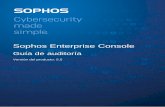 Guía de auditoría - docs.sophos.com...Server Reporting Services o Crystal Reports, para acceder y analizar las entradas de auditoría en la base de datos. Atención Sophos Auditing