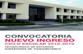 CONVOCATORIA NUEVO INGRESO - Estado de Méxicotest.edomex.gob.mx/sites/test.edomex.gob.mx/files...SUPERIORES DE TIANGUISTENCO CONVOCATORIA NUEVO INGRESO CICLO ESCOLAR 2018-2019. CONVOCA