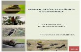 ESTUDIO DE BIODIVERSIDAD - zee.regionhuanuco.gob.pezee.regionhuanuco.gob.pe/wp-content/uploads/2016/... · 1 RESUMEN Con la finalidad de conocer las potencialidades y limitaciones