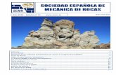 SOCIEDAD ESPAÑOLA DE MECÁNICA DE ROCAS · 2019-06-24 · mecánica de rocas) que se celebrará dentro del 14º Congreso Internacional de Mecánica de Rocas, y que esta sea la primera