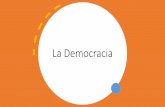 La Democracia semana 1...“La voluntad del pueblo es la base de la autoridad del poder público; esta voluntad se debe expresar mediante elecciones autén7cas que habrán de celebrarse