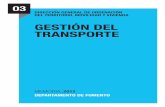 GESTIÓN DEL TRANSPORTE - navarra.es · Operadores de Transporte Mercancías(OT) 110 - Operadores de Transporte (OT) 120 1 TOTAL 2.546 4.756 TABLA 8. Visados de autorizaciones de