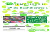2º de Bachillerato - MATVALLmatvall.es/file.php/1/MareaVerde/Matematicas II.pdf · La matriz C es de dimensión 3 × 1 porque tiene tres filas y una columna. La matriz D es de dimensión