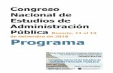 Congreso Nacional de Estudios de Administración Pública Rosario, 11 al 13 de ... · 2018-09-03 · Congreso Nacional de Estudios de Administración Pública Rosario, Argentina,