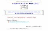 UNIVERSIDAD DE MANAGUA · 2015-06-22 · UNIVERSIDAD DE MANAGUA 11 Investigación de Operaciones I 4) En una fábrica de dulces navideños se preparan dos surtidos para lanzarlos