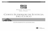 CORTE SUPERIOR DE JUSTICIA DEL CUSCO...de fecha 01/02/2017 y Res. N° 6 de fecha 10/05/2017, ha ordenado trabar embargo en forma de inscripción sobre el 50% de dere-chos y acciones