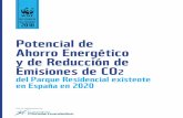 Potencial de Ahorro Energético y de Reducción de …los objetivos comunitarios para 2020 del 20% de ahorro energético y del 30% de reducción de las emisiones de gases de efecto