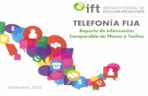 Instituto Federal de Telecomunicaciones - TELEFON …...4 El presente Reporte versa sobre el servicio de Telefonía Fija y su objetivo es brindar información útil a efecto de que
