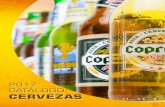 2017 CATÁLOGO CERVEZAS - Coprove Beer · - Cerveza Negra - Cerveza pureza alemana (sin maíz) - Cerveza de trigo - Cerveza Lager - Cerveza Pilsener - Cerveza 0,0 - Cerveza estilo