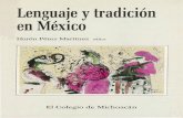 Lenguaje tradición en México - El Colegio de Michoacán€¦ · Lenguaje y computación: un problema de traducción 465 Agustín Jacinto Zavala VI. Lingüística mexicana en marcha