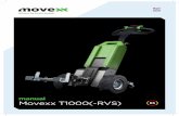 Movexx T1000(-RVS) ES · Cargador IP30 Máquina IP44 15° 15° Horizontal 1000 Kg / en pen-diente máx.: 150 Kg Acero inoxidable, curvado y soldado Altura 750-985 mm (timón flexible)